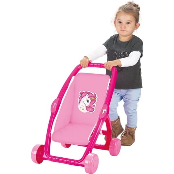 Dolu Unicorn Barnvagn Rosa
