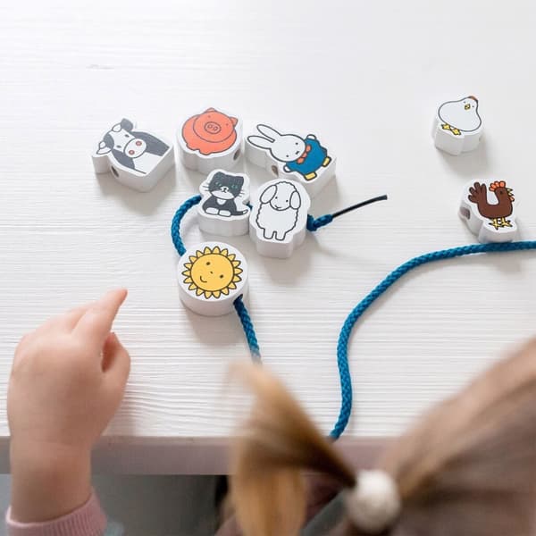 Miffy Wooden Beads Farm Tema