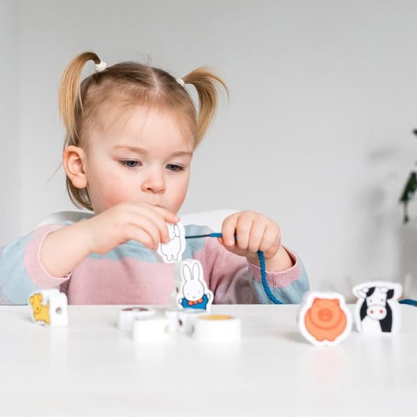 Miffy Wooden Beads Farm Tema