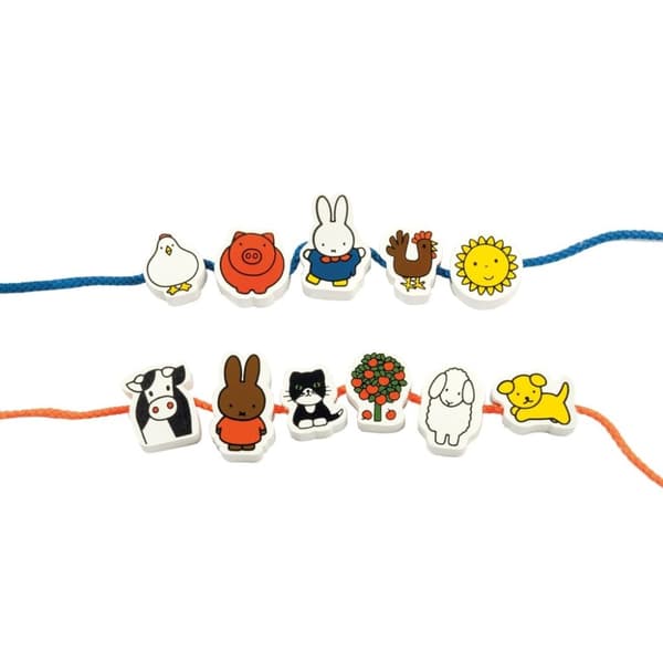 Miffy Wooden Beads Farm Tema