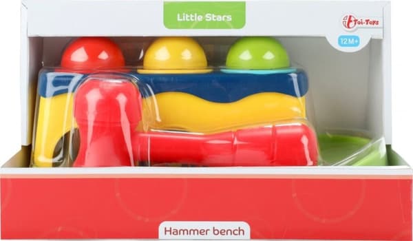 Little Stars Hammer Bank med 3 Rattle Balls