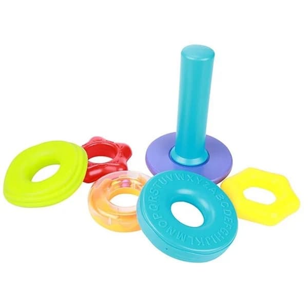 Little Stars Stacking Tower med skallra