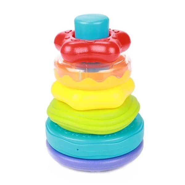 Little Stars Stacking Tower med skallra