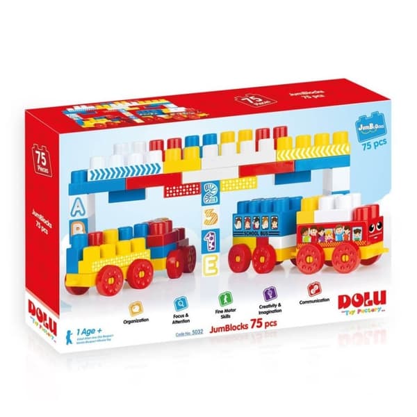 Dolu Block Train med 75 Block