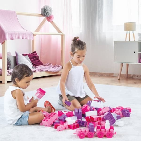 Dolu Unicorn JumBlocks Train med 20 Blokke Pink