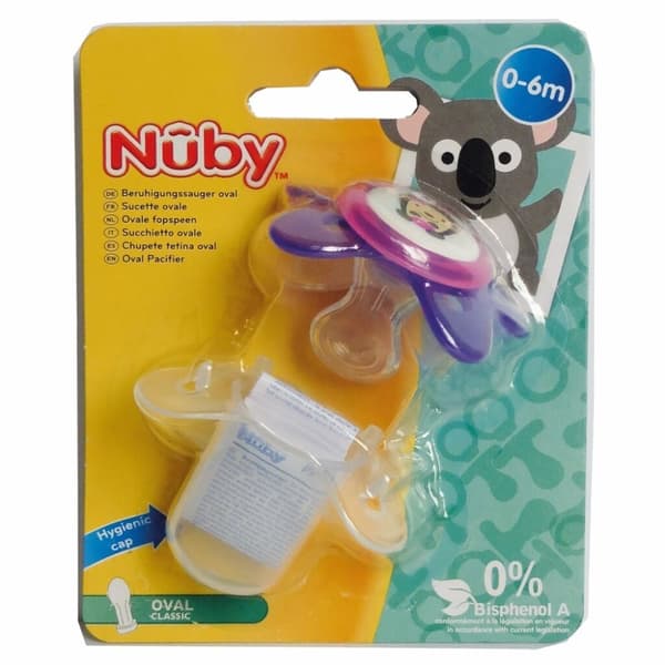 Nuby sut 0-6 måneder Assorteret