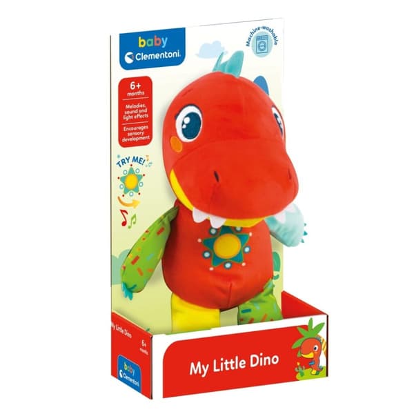 Clementoni Baby My Little Dino Plys legetøj + lyd