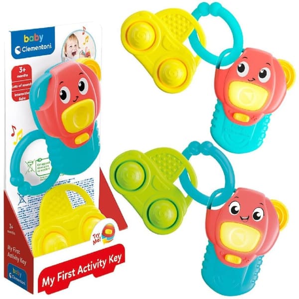 Clementoni Baby My First Activity Key + Lys og lyd