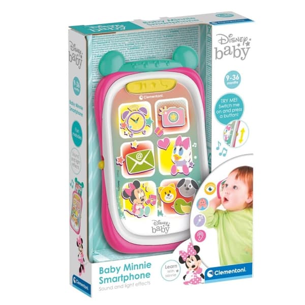 Clementoni Baby Disney Minnie Mouse Smartphone + Ljus och ljud