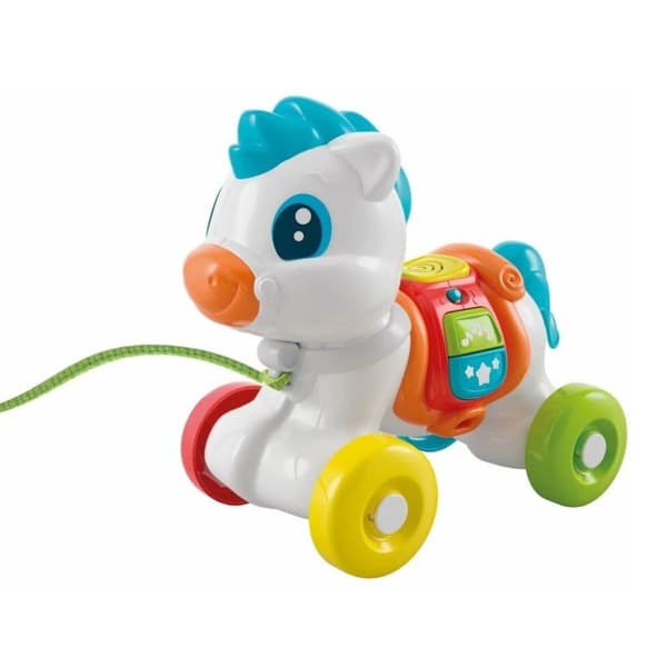 Clementoni Baby Pull Figur Hest + Lyd