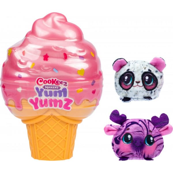 Cookeez Makery Yum Yumz jäätelötötterö ja 2 mysteeripehmoa