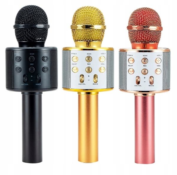 LANGATON BLUETOOTH KARAOKEMIKROFONI ROUND