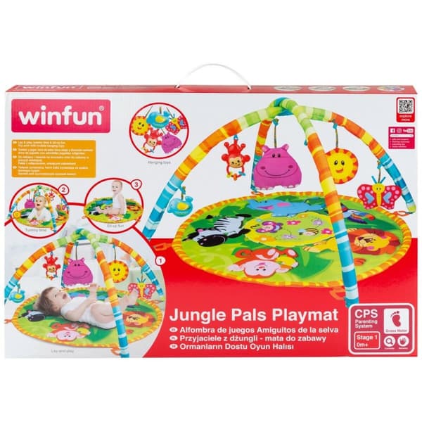Lekmatta Winfun Jungel Tyg (4 antal)