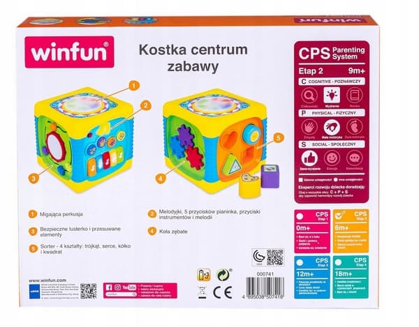Smily Play Interaktiv Kub Pedagogisk Trumma