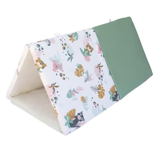 TINEO Maxi Smart Jungle Buddies 5-i-1-matta - Justerbar - Avtagbart överdrag - 180x200 cm - Ny kollektion