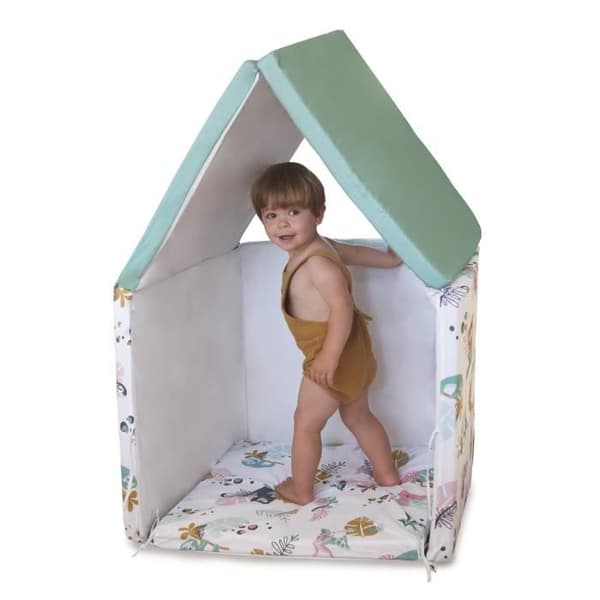 TINEO Maxi Smart Jungle Buddies 5-i-1-matta - Justerbar - Avtagbart överdrag - 180x200 cm - Ny kollektion