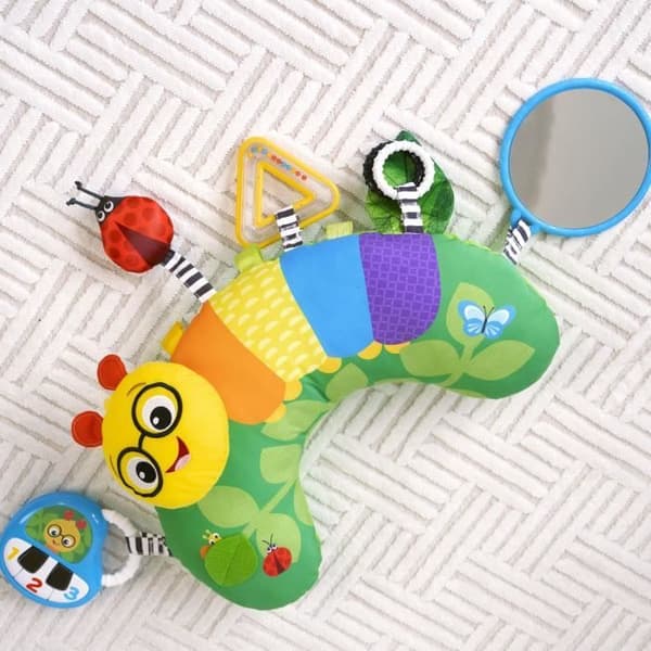 Moniaistillinen aktiviteettityyny vatsalla olemiseen - BABY EINSTEIN - Cal-a-Pillow - Lapset 0 kuukauden iästä alkaen
