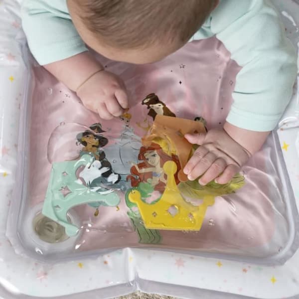 Baby vandmåtte - DISNEY BABY - PRINCESSER - Sanse- og lærerigt spil - Oppusteligt - Fra fødslen - Nemt at rengøre