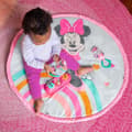 Miniatyrbillede 4 af 6: DISNEY BABY -MINNIE- Babylegemåtte, udviklende bue med sensorisk og musikalsk legetøj, lysgirlande, spejl