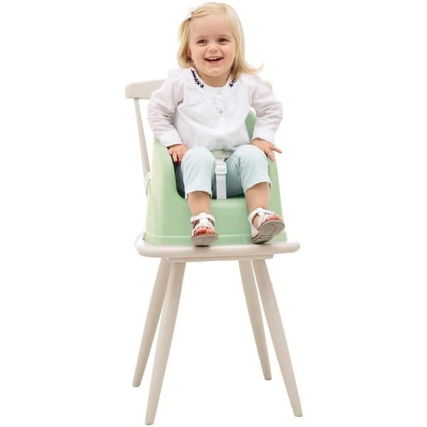 THERMOBABY Tudi Bältesstol - 6 till 36 månader - 3-punktssele - Celadongrön