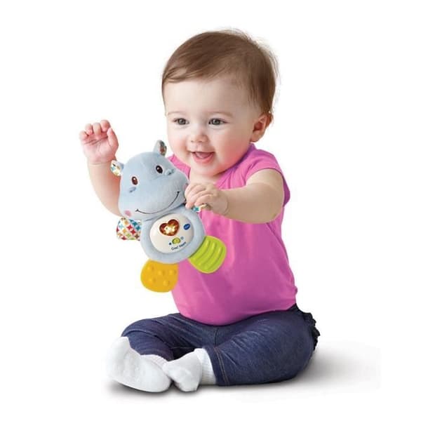 VTECH BABY - Croc'Hippo Skallra - Vävd Plysch