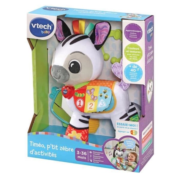 Vtech Baby - Timéo, P'tit Zebre de Activities