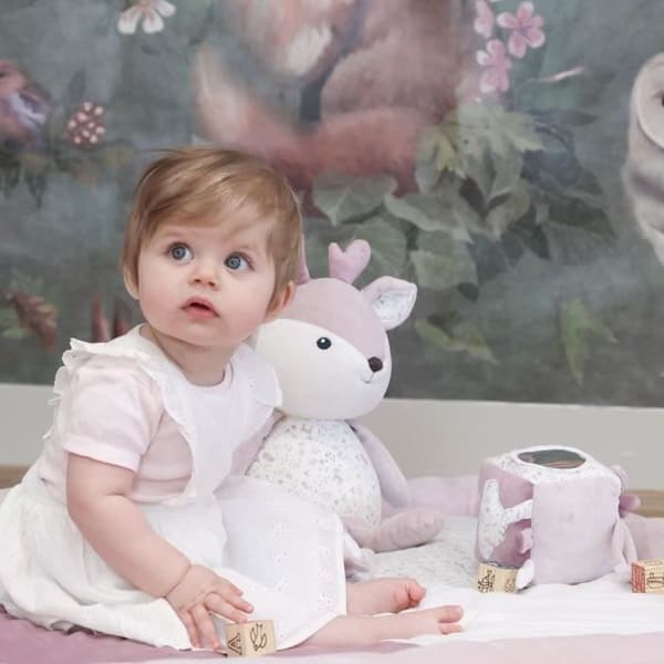 Lilla club lænestol - DOMIVA - 43x55,5 cm HT 50 cm - Til babypiger fra 9 måneder