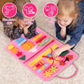 Miniatyrbild 7 av 10: Busy Board Montessori Toy - Aktivitets- och utvecklingsleksaker för barn ,Montessorispel Lär dig finmotorik, Alzheimers produkter