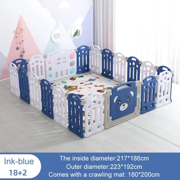 Baby Legeplads, Plastik Materiale, Foldedesign, 18 og 2