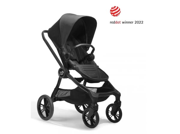 Baby Jogger City sights, Sufflett, Traditionell barnvagn, Alla, Fasta hjul, Hopfällbar, Svart