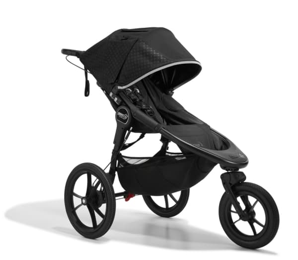 Baby Jogger summit X3, Baldakin, Sportsbarnevogn, Alle kjønn, Oppblåsbare hjul, Sammenleggbar, Sort