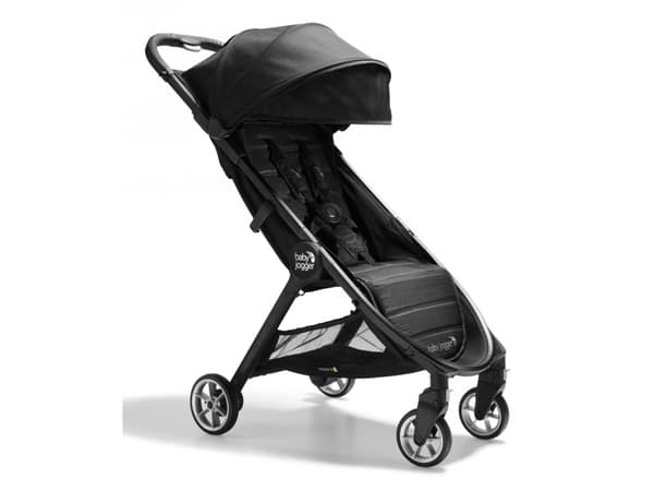 Baby Jogger City tour 2, Baldakin, Tradisjonell sportsvogn, Alle kjønn, Solide hjul, Sammenleggbar, Sort