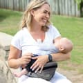 Miniatyrbillede 6 af 6: Bæresele - Hoftesæde - DREAMBABY - Up & Go - Grå
