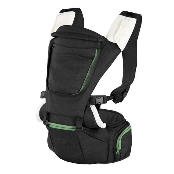 Ergonomisk bärsele CHICCO - Höftsits Pirat Svart - Fram/bak - Unisex - 0-15kg
