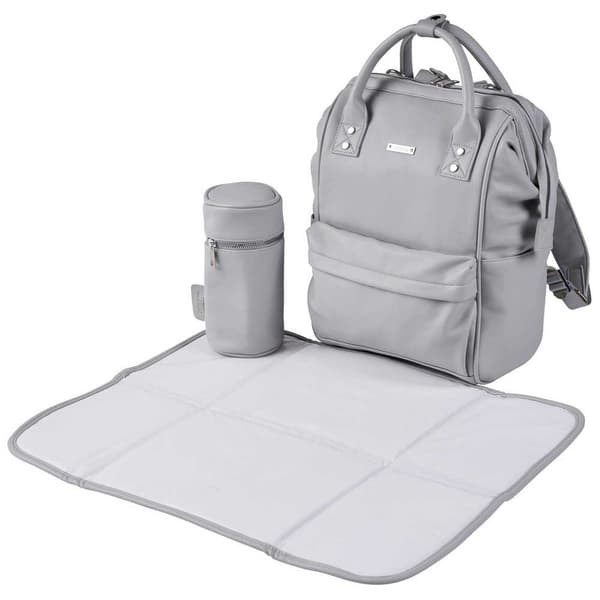 Bababing Organizerväska Mani Dove Grey Leatherette Vit