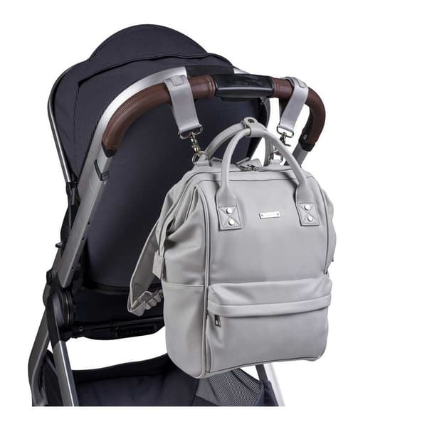 Bababing Organizerväska Mani Dove Grey Leatherette Vit
