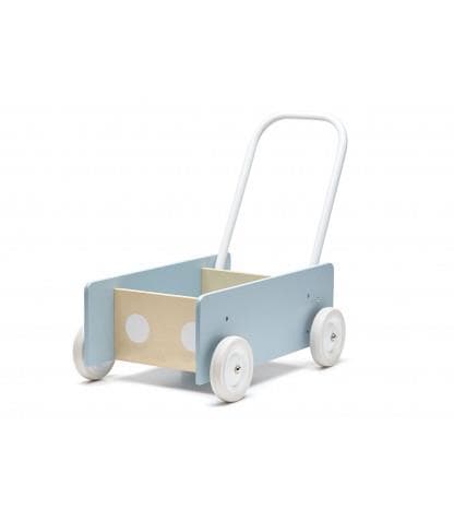 Kids Concept Lära Gå vagn blågrå