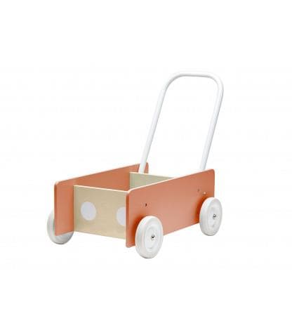 Kids Concept Lära Gå vagn aprikos