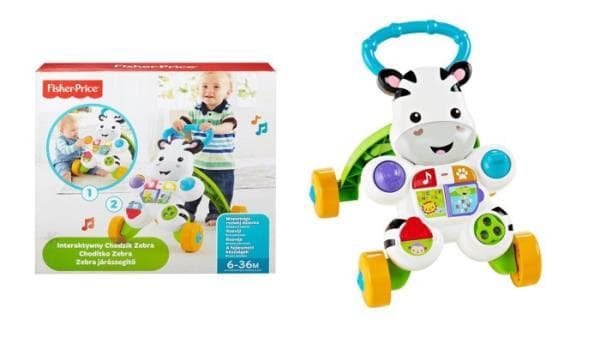 Fisher-Price Interaktywny Chodzik Zebra DPL53 p2 MATTEL