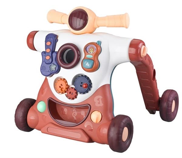ActiSteps by BabyDan - 4-in-1 Baby Activity Walker Pink