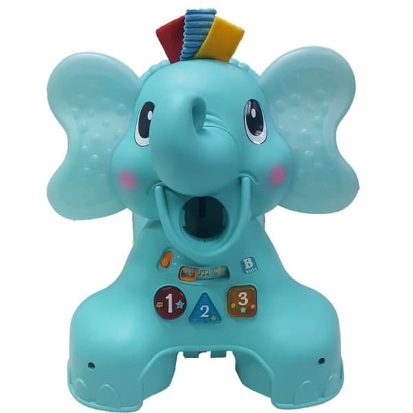 Ball Collector Carrier - INFANTINO - 3 i 1 elefant - Skalbar - Blå