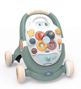 Little Smoby 3-i-1 Lära-Gå-Vagn