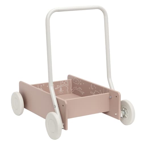 Lära Gå Vagn Rosa Micki