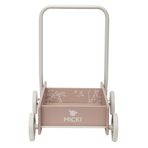 Lära Gå Vagn Rosa Micki