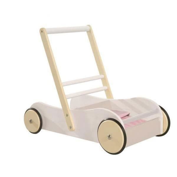 Gåvagn - ROBA - Scarlett - För flicka - Rosa - Naturligt trä - 2,25 kg