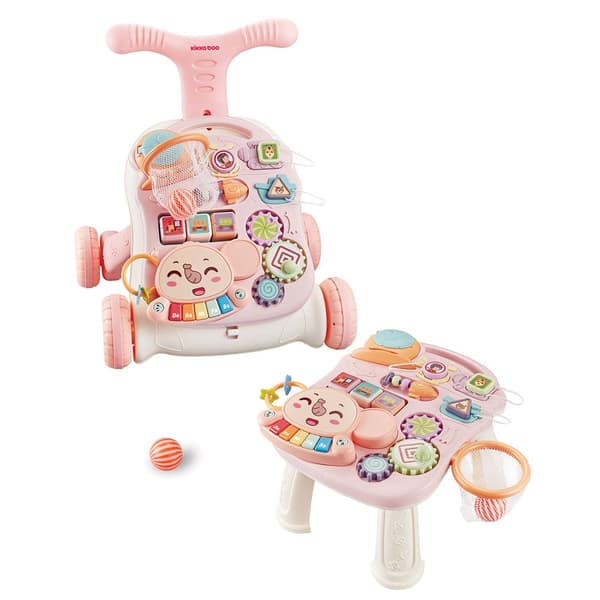 Kikkaboo I 3 1 Spela & Växa Bby Rollator Rosa