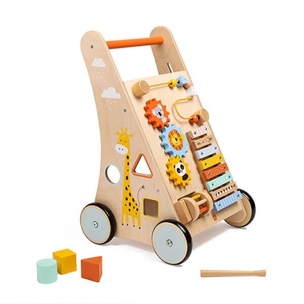 Eurekakids Træ Rollator Med Vilde Aktiviteter 6