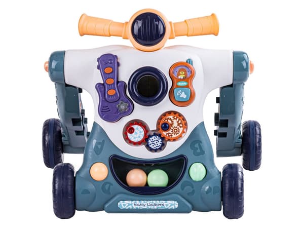 Pedagogisk Walker 3in1 Push Scooter Ride On Blue