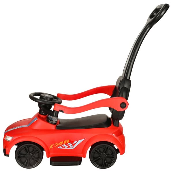 Ride-on push car 3in1 med lyd og rødt lys
