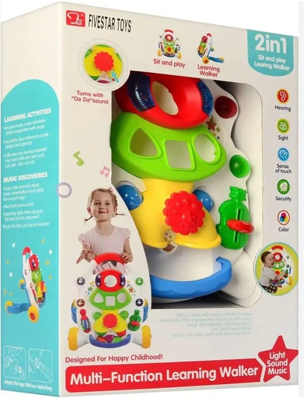 Ladida Gåvagn Multi-Function Learning Walker